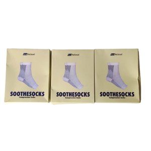 AmRelieve Soothesocks Compression Socks 3 packs NEW Sz S/M